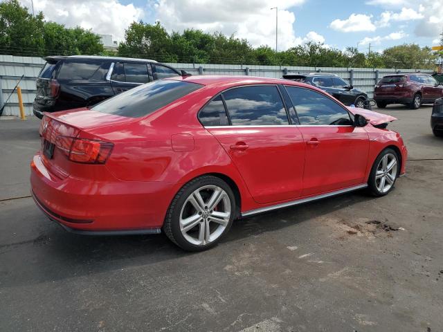 3VW4T7AJ8HM342777 - 2017 VOLKSWAGEN JETTA GLI RED photo 3