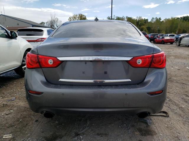 JN1BV7AR1EM680137 - 2014 INFINITI Q50 BASE GRAY photo 6