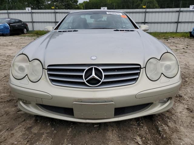 WDBSK75F23F011381 - 2003 MERCEDES-BENZ SL 500R BEIGE photo 5