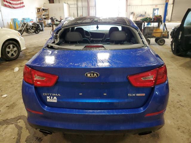 5XXGR4A60FG423747 - 2015 KIA OPTIMA SX BLUE photo 6