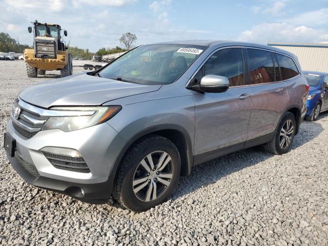 5FNYF5H52GB059786 - 2016 HONDA PILOT EXL SILVER photo 1