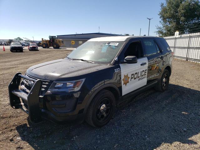 1FM5K8AR7KGB14501 - 2019 FORD EXPLORER POLICE INTERCEPTOR 黑色 照片 1