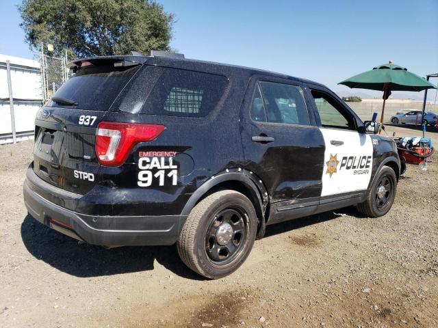 1FM5K8AR7KGB14501 - 2019 FORD EXPLORER POLICE INTERCEPTOR BLACK photo 3