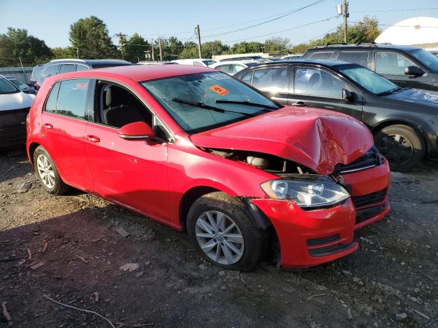 3VW217AU9GM029663 - 2016 VOLKSWAGEN GOLF S/SE RED photo 4