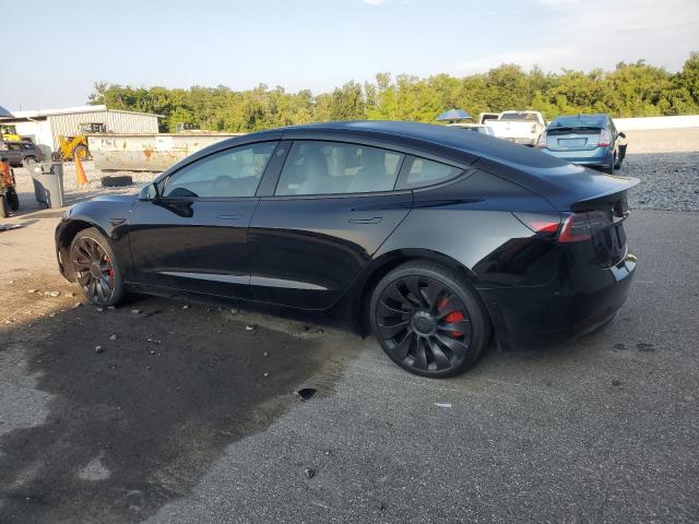 5YJ3E1EC2NF274820 - 2022 TESLA MODEL 3 Schwarz Foto 2