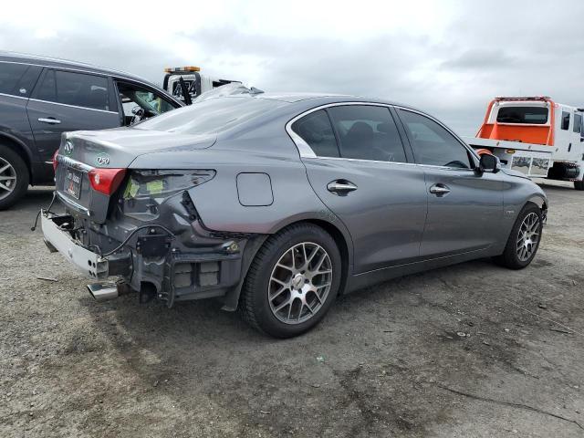 JN1AV7AR1EM701337 - 2014 INFINITI Q50 HYBRID PREMIUM GRAY photo 3