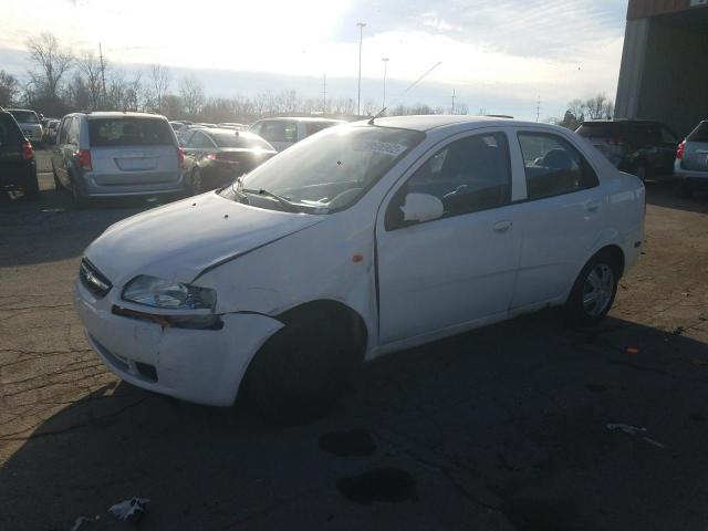 KL1TD52604B205786 - 2004 CHEVROLET AVEO WHITE photo 1