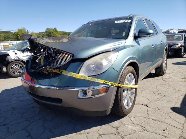 5GALVCED7AJ153578 - 2010 BUICK ENCLAVE CXL TEAL photo 2