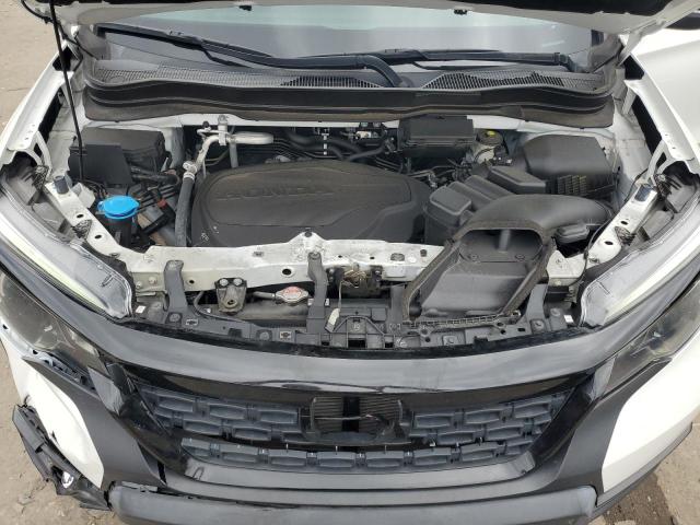 5FNYF7H58MB014097 - 2021 HONDA PASSPORT EXL Білий фото 12