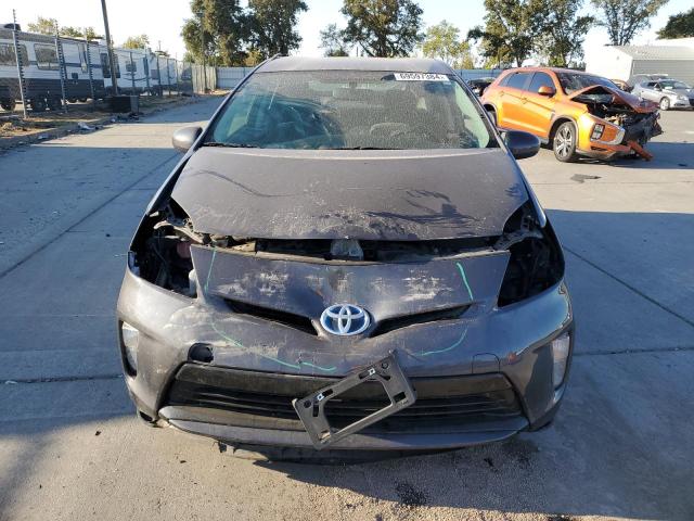 JTDKN3DU8D5653886 - 2013 TOYOTA PRIUS GRAY photo 5