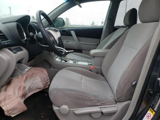 5TDBK3EH8DS246641 - 2013 TOYOTA HIGHLANDER BASE Сұр фото 7