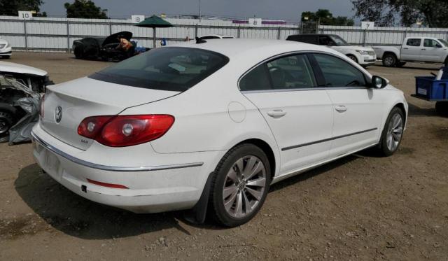 WVWMN7AN8CE511548 - 2012 VOLKSWAGEN CC SPORT WHITE photo 3