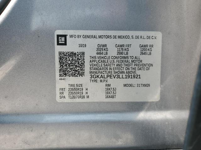 3GKALPEV3LL191921 - 2020 GMC TERRAIN SLT GRAY photo 12