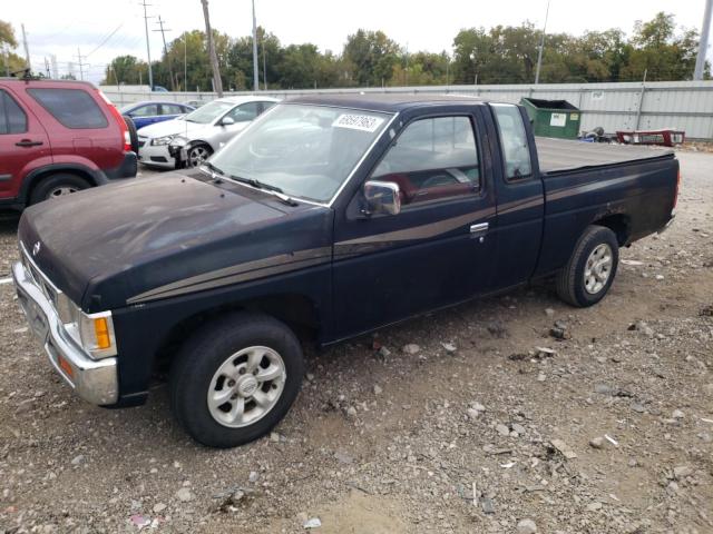 1N6SD16S7VC430915 - 1997 NISSAN TRUCK KING CAB SE BLUE photo 1