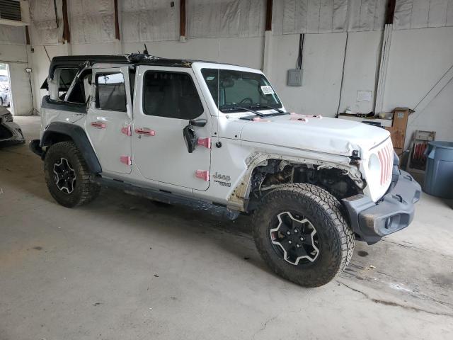 1C4HJXDG7LW186900 - 2020 JEEP WRANGLER UNLIMITED SPORT WHITE photo 4
