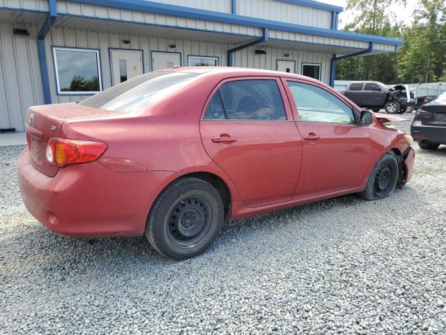 1NXBU4EE7AZ177921 - 2010 TOYOTA COROLLA BASE 红色 照片 3