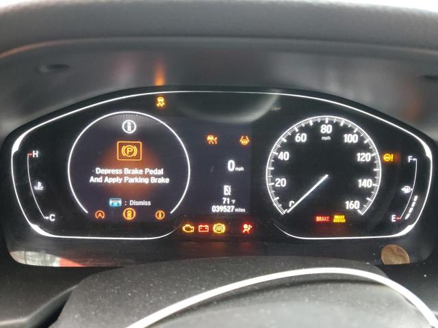 1HGCV1F5XMA080593 - 2021 HONDA ACCORD EXL BLACK photo 9