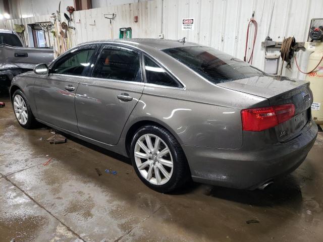 WAUGFAFC1DN048732 - 2013 AUDI A6 PREMIUM PLUS GRAY photo 2