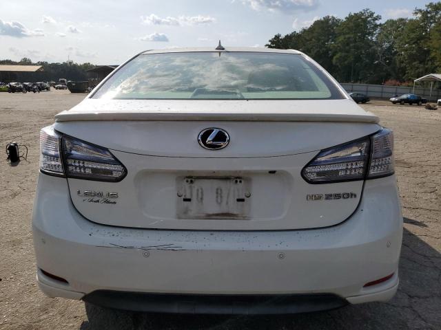 JTHBB1BA2A2020933 - 2010 LEXUS HS 250H WHITE photo 6