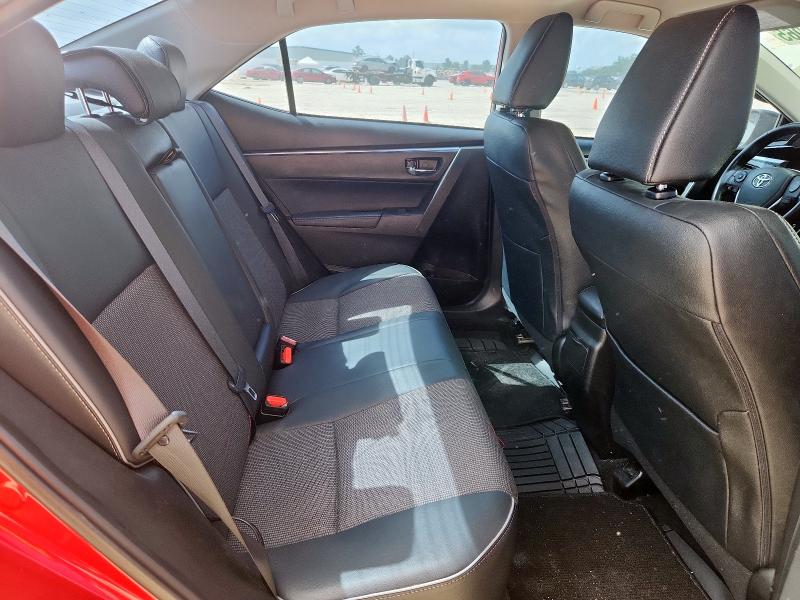 5YFBURHE0GP496631 - 2016 TOYOTA COROLLA L RED photo 10