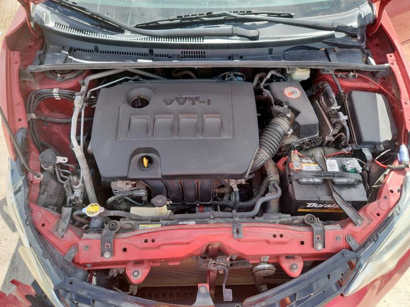 5YFBURHE0GP496631 - 2016 TOYOTA COROLLA L RED photo 11