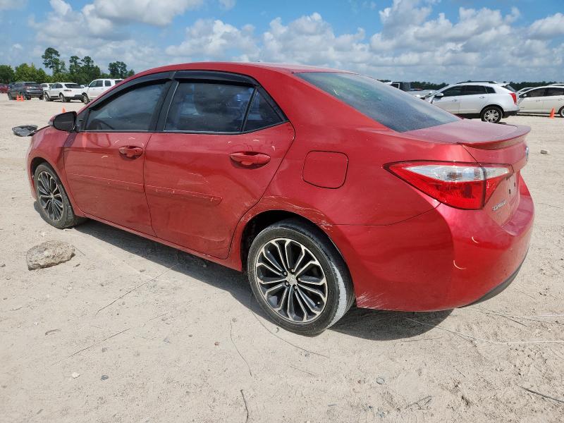 5YFBURHE0GP496631 - 2016 TOYOTA COROLLA L RED photo 2