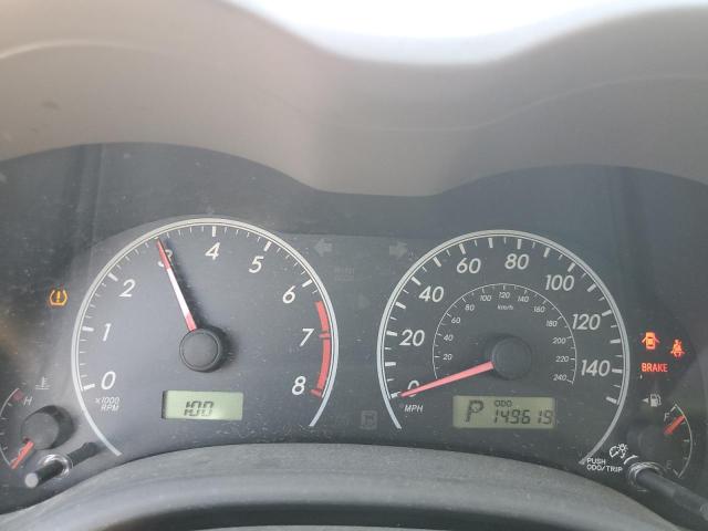 JTDBL40E79J030087 - 2009 TOYOTA COROLLA BASE 银色 照片 9