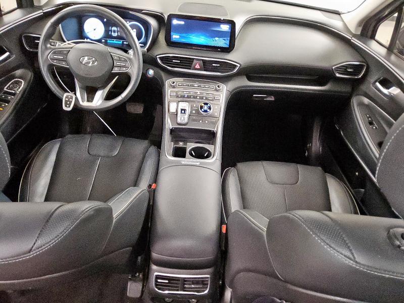 5NMS3DAJ8NH424712 - 2022 HYUNDAI SANTA FE SEL رمادي صورة 8