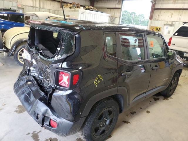 ZACCJAAH8HPF41310 - 2017 JEEP RENEGADE SPORT Schwarz Foto 3