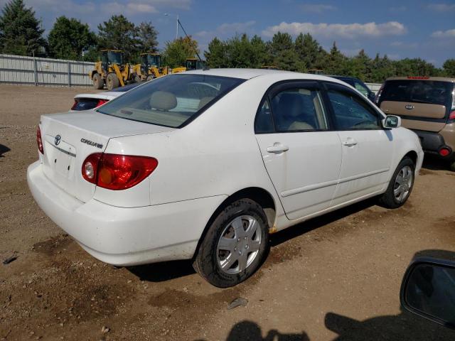 1NXBR32E33Z064776 - 2003 TOYOTA COROLLA CE WHITE photo 3