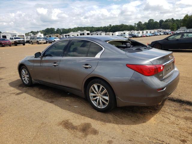 JN1BV7AR9FM395316 - 2015 INFINITI Q50 BASE GRAY photo 2