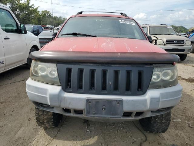 1J4GW48S01C568138 - 2001 JEEP GRAND CHER LAREDO RED photo 5