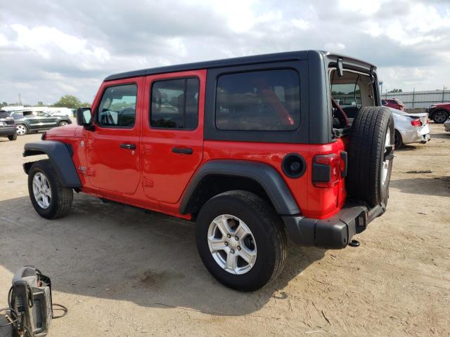 1C4HJXDG9JW227413 - 2018 JEEP WRANGLER U SPORT RED photo 2