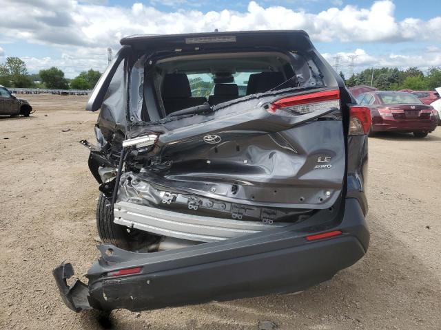 2T3F1RFV8NW280719 - 2022 TOYOTA RAV4 LE CHARCOAL photo 6