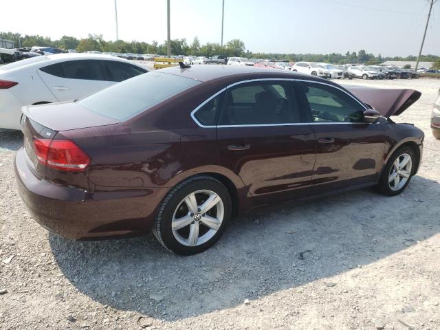 1VWBH7A33DC038200 - 2013 VOLKSWAGEN PASSAT SE BURGUNDY photo 3