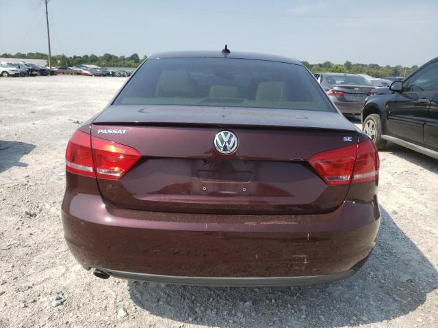 1VWBH7A33DC038200 - 2013 VOLKSWAGEN PASSAT SE BURGUNDY photo 6