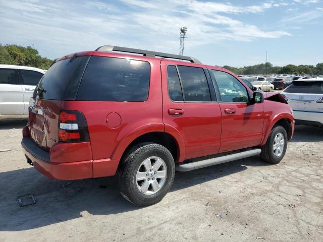 1FMEU7DE1AUA40599 - 2010 FORD EXPLORER XLT RED photo 3