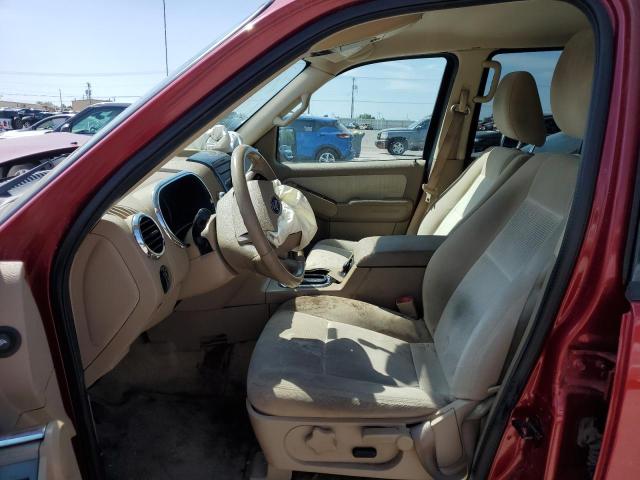 1FMEU7DE1AUA40599 - 2010 FORD EXPLORER XLT RED photo 7
