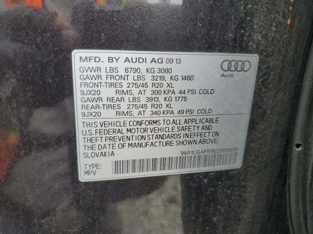 WA1LGAFE9ED006858 - 2014 AUDI Q7 PREMIUM PLUS GRAY photo 13