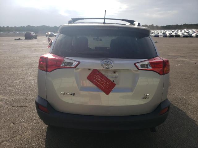 JTMBFREV2FD155957 - 2015 TOYOTA RAV4 LE GRAY photo 6