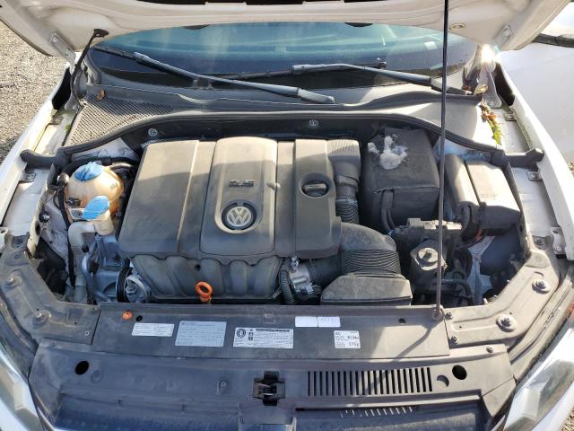 1VWBP7A32CC052929 - 2012 VOLKSWAGEN PASSAT SE თეთრი ფოტო 11