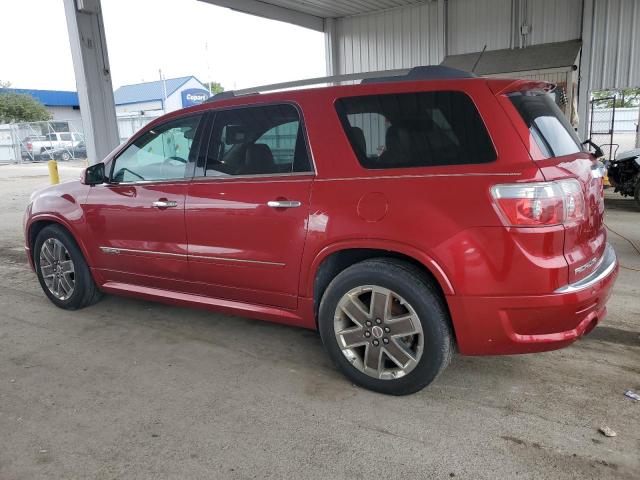 1GKKVTED7CJ345939 - 2012 GMC ACADIA DENALI RED photo 2