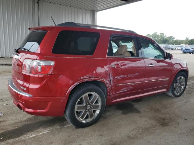 1GKKVTED7CJ345939 - 2012 GMC ACADIA DENALI RED photo 3