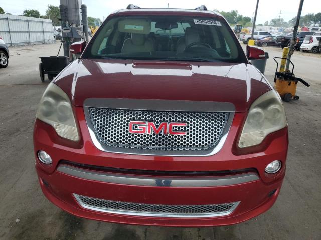 1GKKVTED7CJ345939 - 2012 GMC ACADIA DENALI RED photo 5