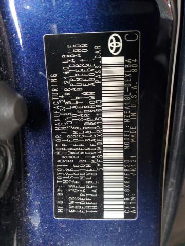 5YFB4MDEXRP151683 - 2024 TOYOTA COROLLA LE 蓝色 照片 12