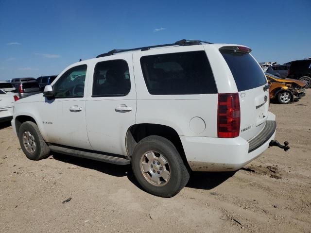 1GNFK23089R262179 - 2009 CHEVROLET TAHOE K1500 LT WHITE photo 2