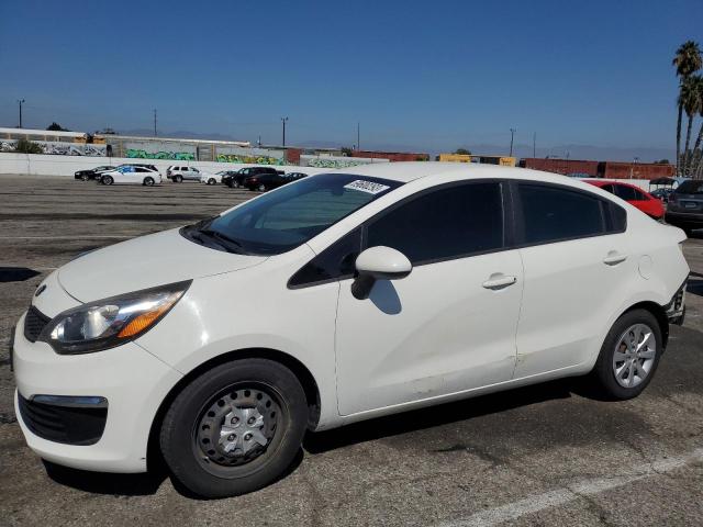 KNADM4A31G6654676 - 2016 KIA RIO LX WHITE photo 1