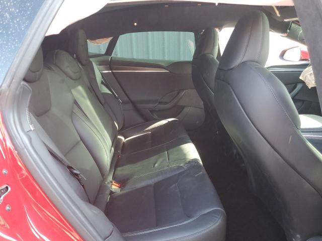 5YJSA1E61MF452099 - 2021 TESLA MODEL S 红色 照片 10