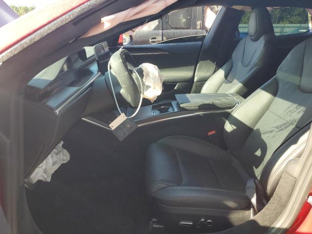 5YJSA1E61MF452099 - 2021 TESLA MODEL S 红色 照片 7