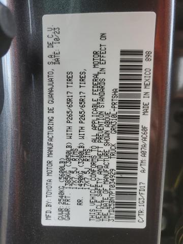 3TYDZ5BN7PT034929 - 2023 TOYOTA TACOMA DOUBLE CAB 灰色 照片 12